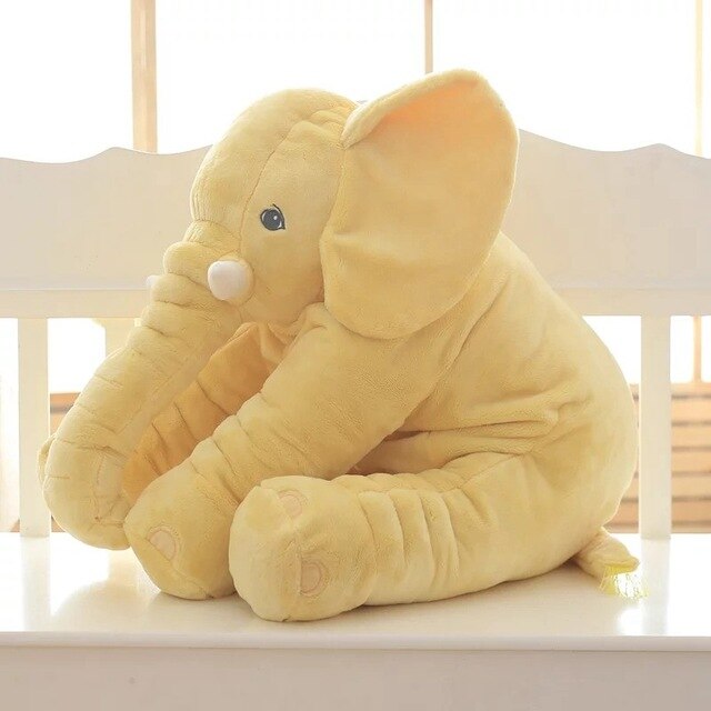 Soft Elephant Cuddle Pillow for Babies - Plush Security Companion