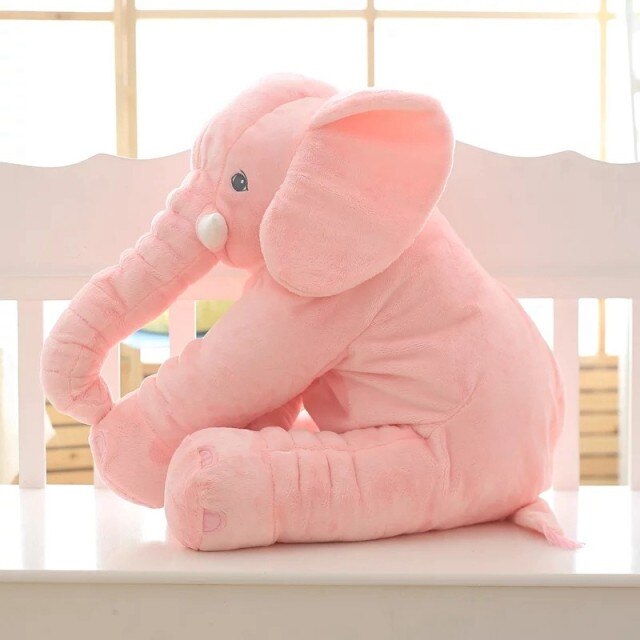 Soft Elephant Cuddle Pillow for Babies - Plush Security Companion