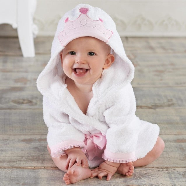 Children's Cotton Bathrobe with Animal Hood