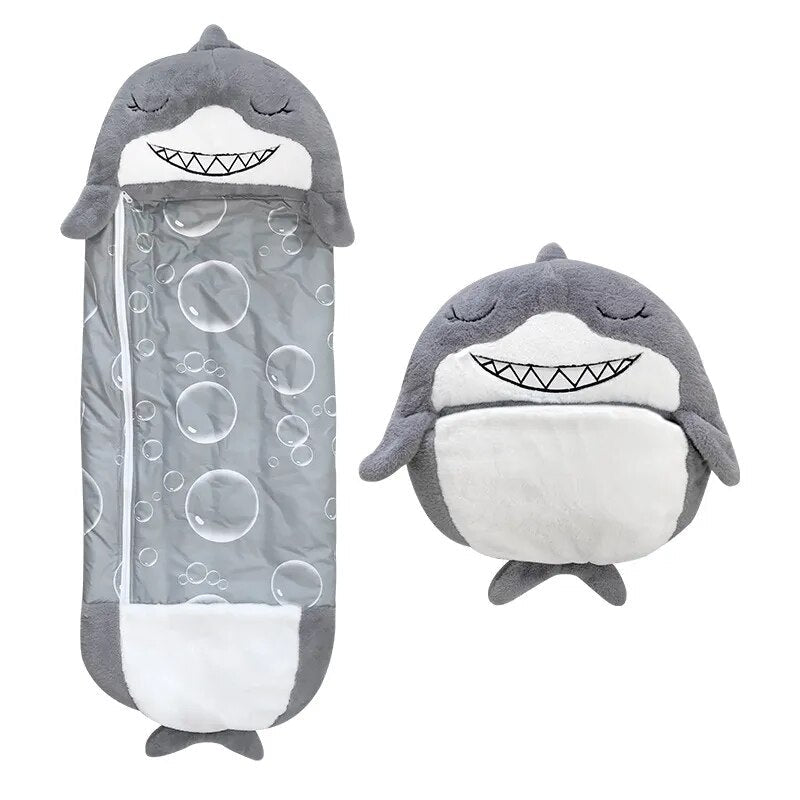 2-in-1 Teddy Bear Sleeping Bag for Kids
