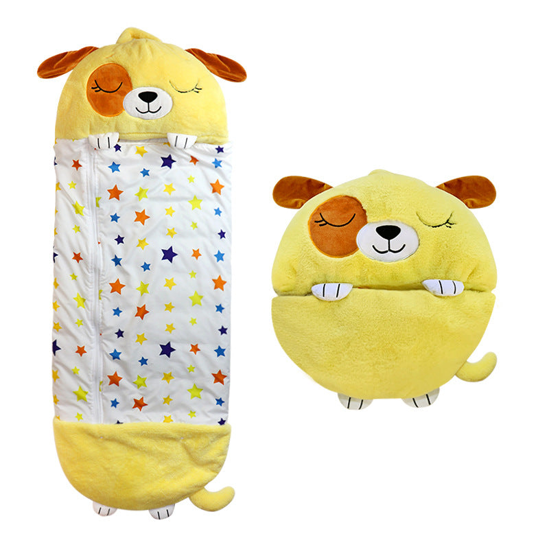 2-in-1 Teddy Bear Sleeping Bag for Kids