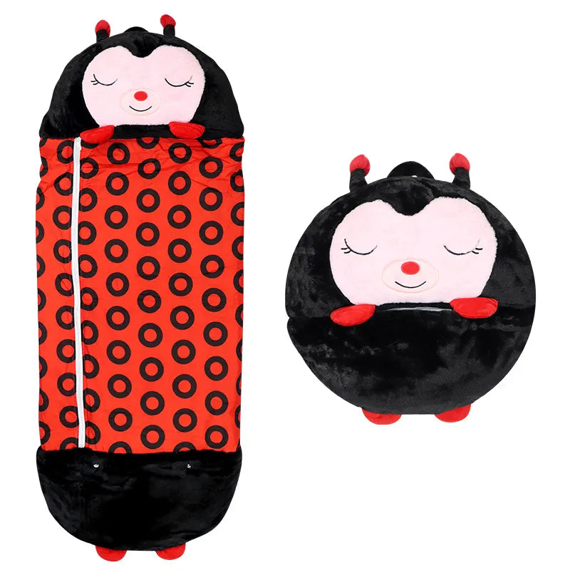2-in-1 Teddy Bear Sleeping Bag for Kids