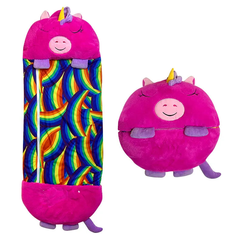 2-in-1 Teddy Bear Sleeping Bag for Kids