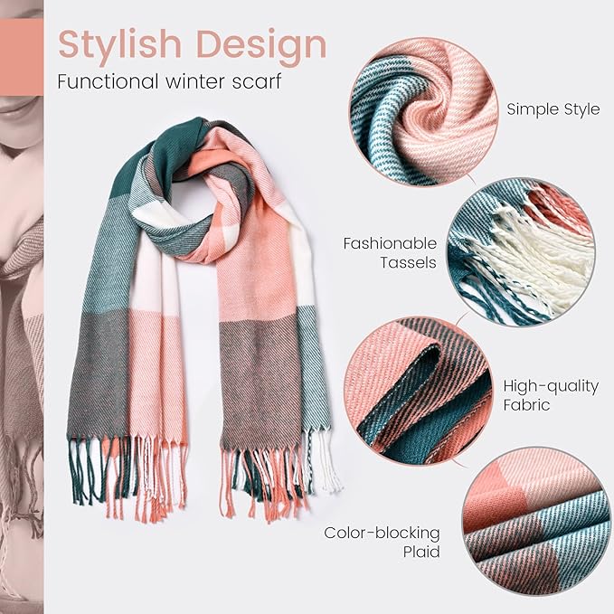 Soft Cashmere Winter Scarf Wrap - Versatile and Stylish