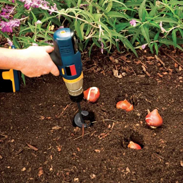 Heavy-Duty Garden Auger Drill Bit for Tough Soil