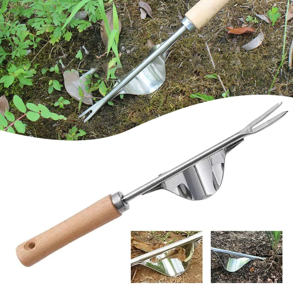 V-Shaped Weed Remover Tool with Long Handle