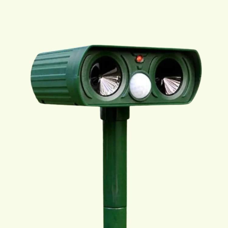Solar-Powered Ultrasonic Animal Repeller