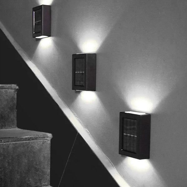 Wireless Solar LED Wall Lights with Intelligent Lighting