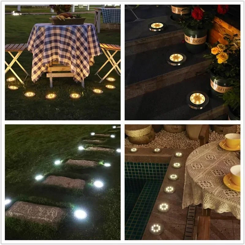 Solar-Powered Outdoor Garden Lights - Weather-Resistant, Automatic On/Off