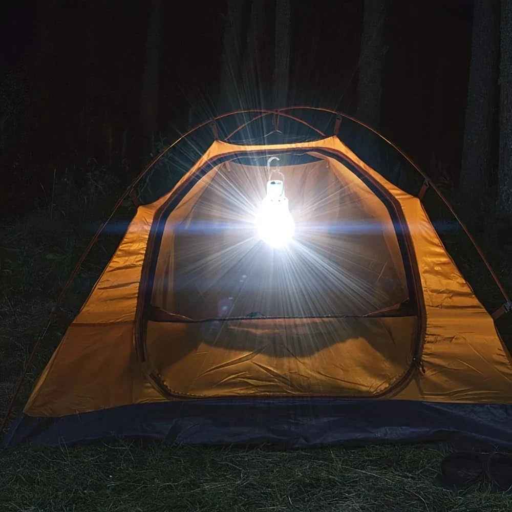 Solar-Powered Eco-Friendly LED Lamp for Indoor and Outdoor Use