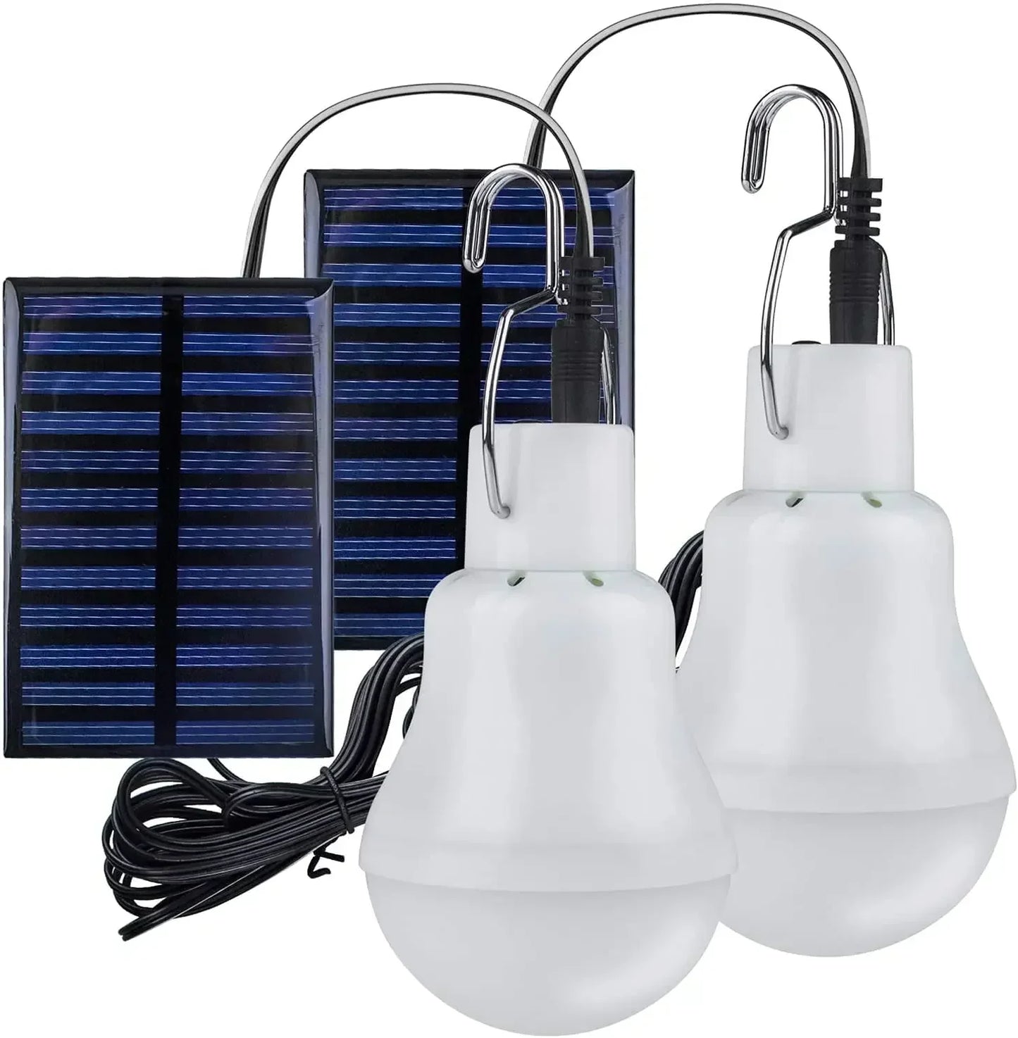 Solar-Powered Eco-Friendly LED Lamp for Indoor and Outdoor Use