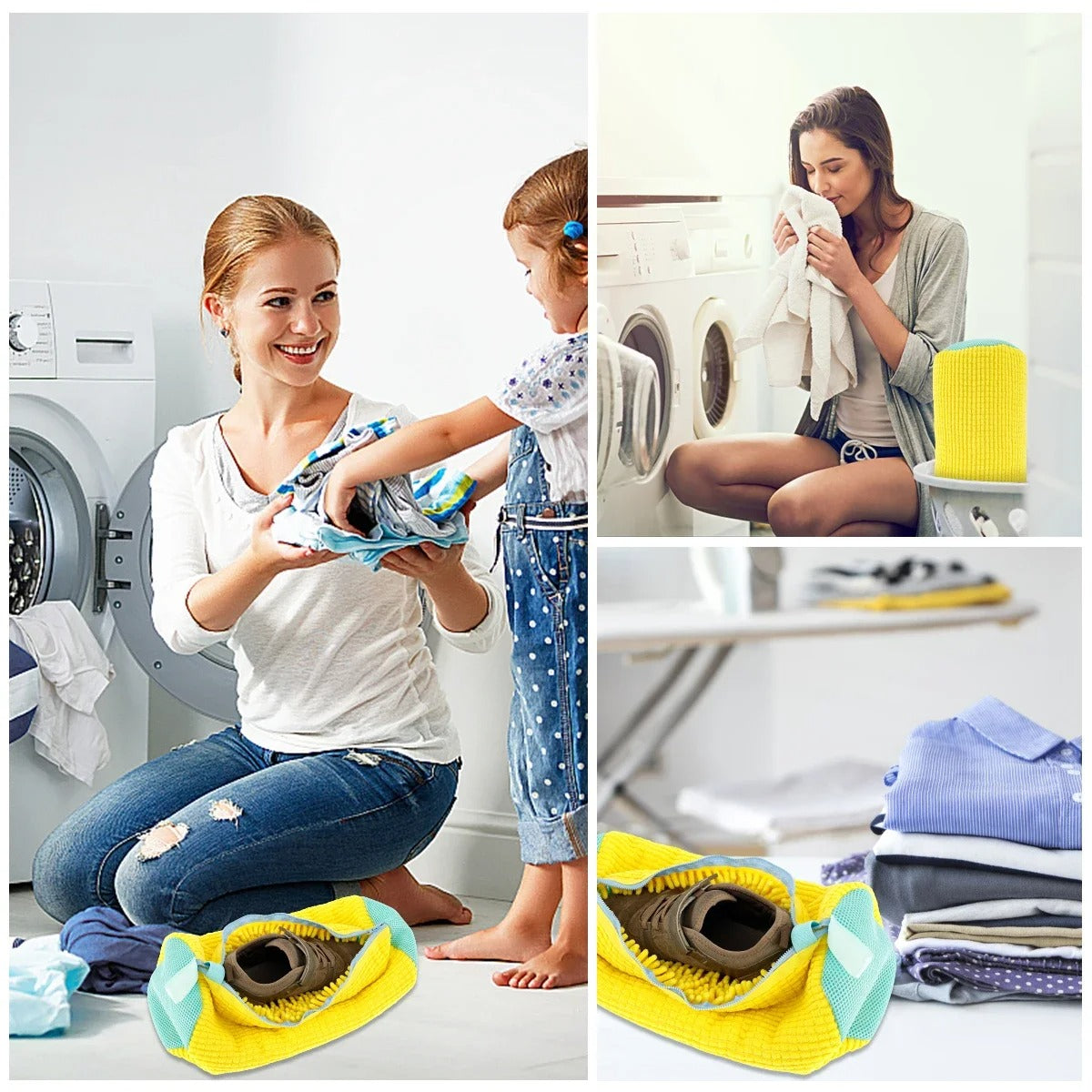 Portable Shoe Washing Bag for Sneakers and Cleats