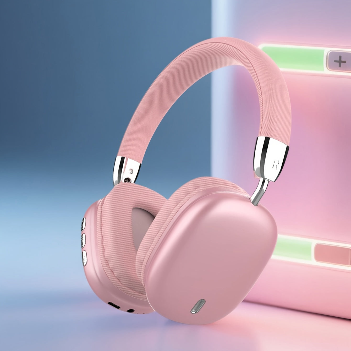 Wireless Gaming Headset with Hi-Fi Stereo and Deep Bass