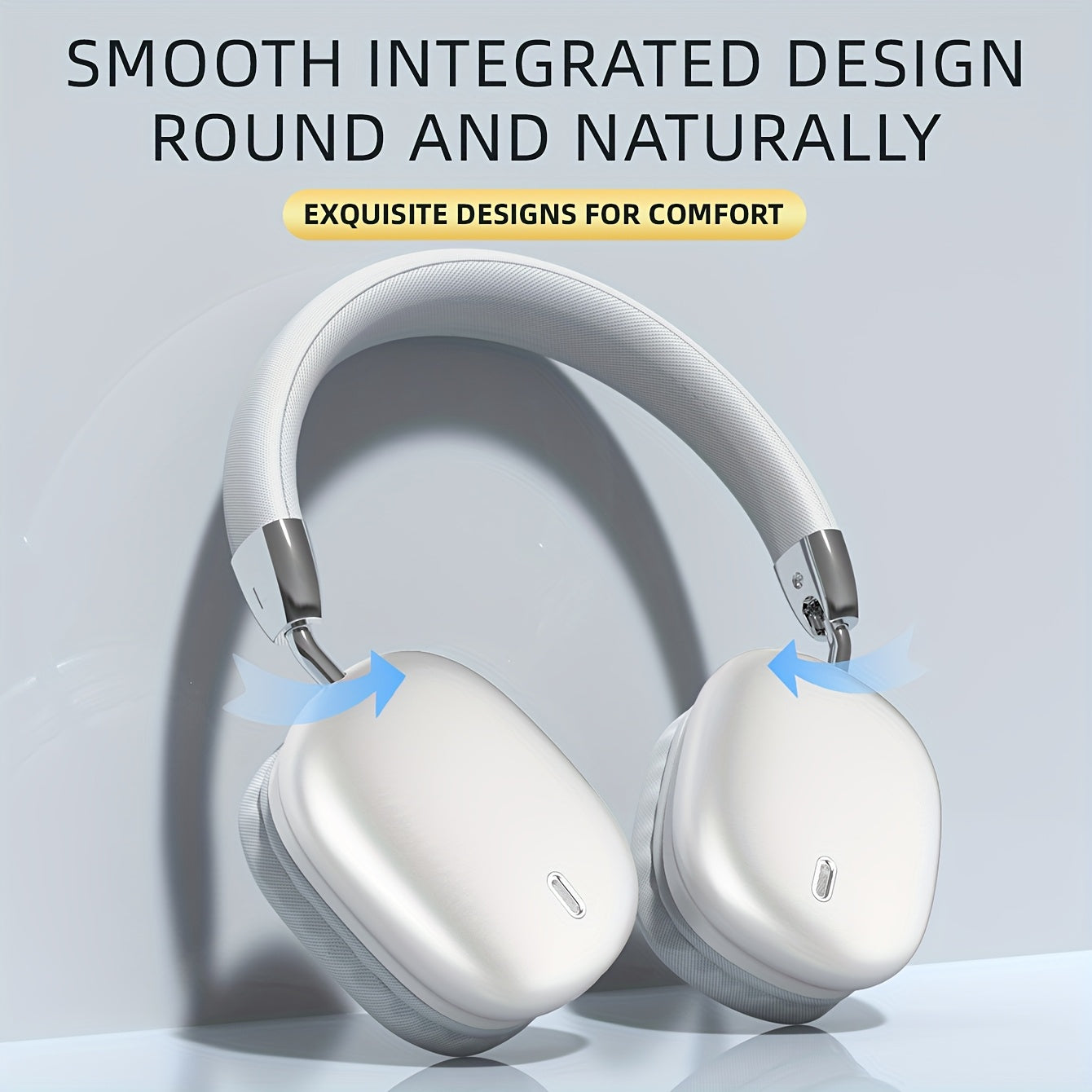 Wireless Gaming Headset with Hi-Fi Stereo and Deep Bass