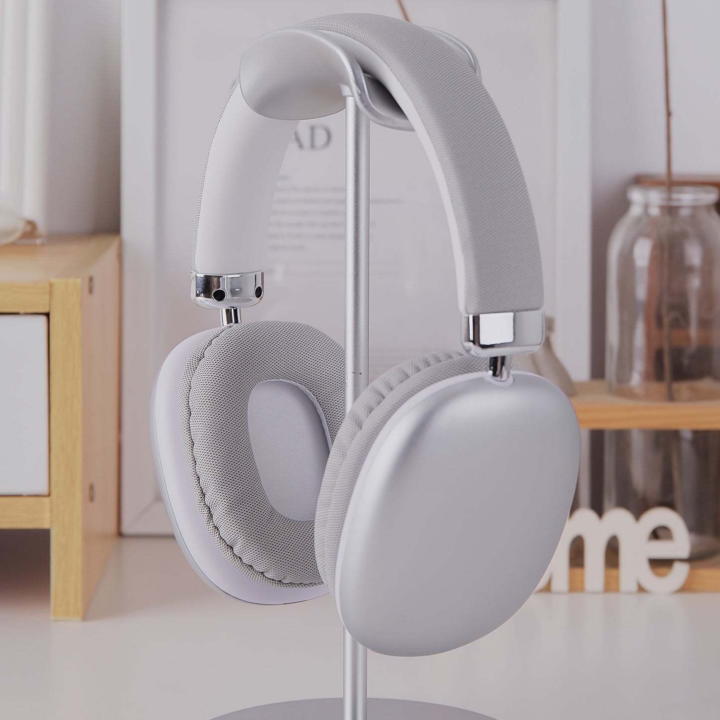 Wireless Over-Ear Headphones with Type-C Charging and Sound Isolation