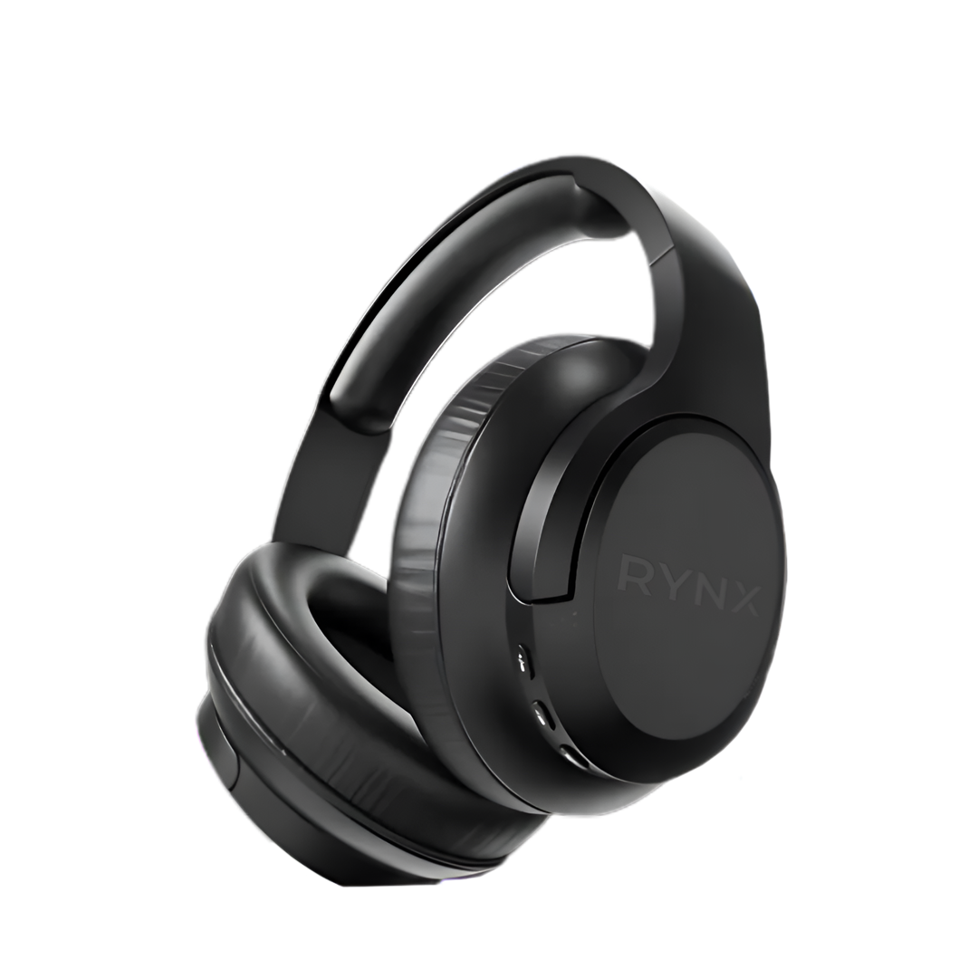 Wireless Over-Ear Headphones with Noise Cancellation and Deep Bass