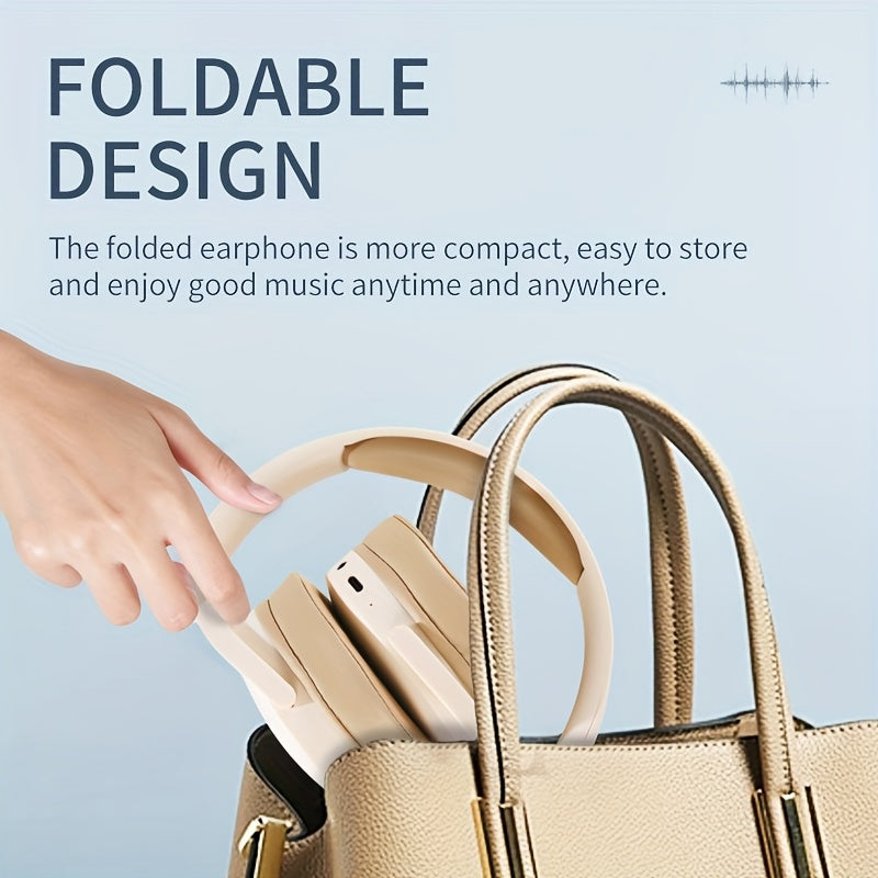 Wireless Over-Ear Headphones with Long Battery Life and USB Type-C Charging