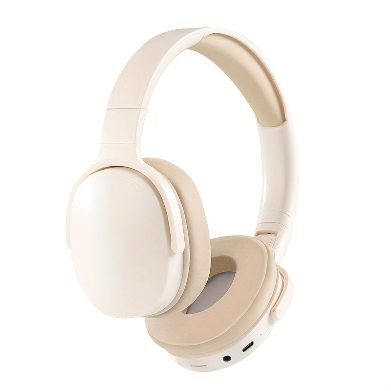 Wireless Over-Ear Headphones with Long Battery Life and USB Type-C Charging