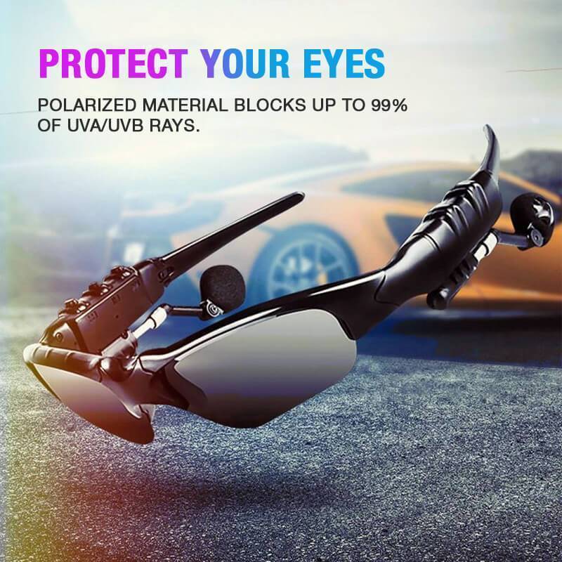Smart Bluetooth Sunglasses with Hands-Free Headset