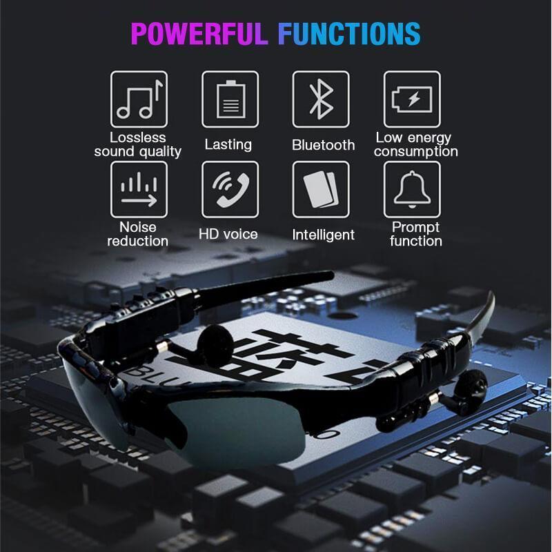Smart Bluetooth Sunglasses with Hands-Free Headset