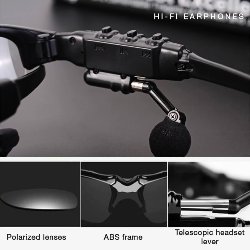 Smart Bluetooth Sunglasses with Hands-Free Headset