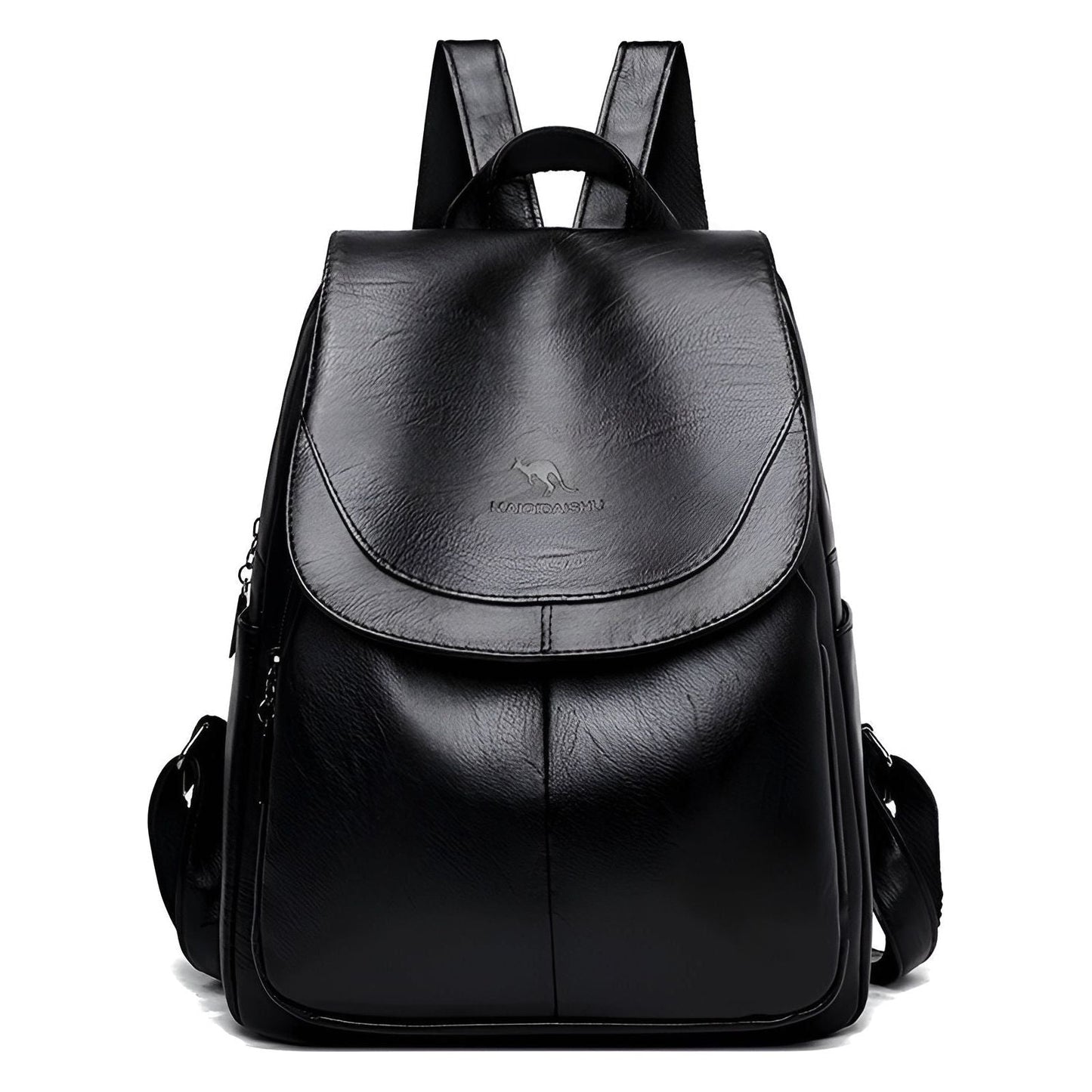 Lightweight Women's Leather Backpack - Stylish Waterproof Design for Daily Use