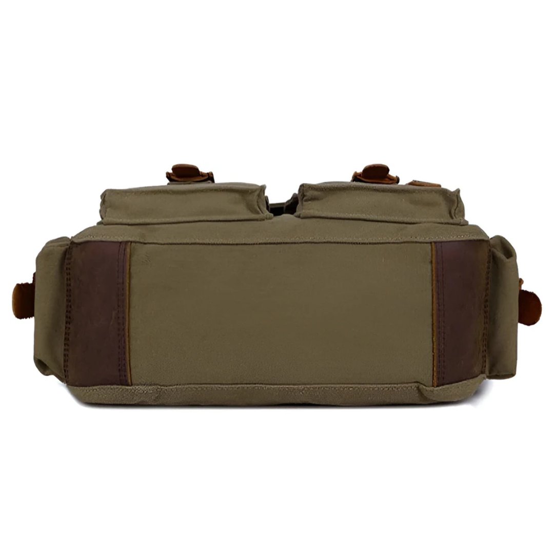 Spacious Men's Canvas Crossbody Bag for Urban Adventures