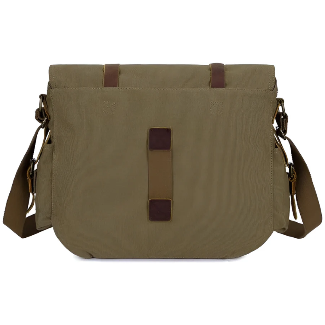 Spacious Men's Canvas Crossbody Bag for Urban Adventures