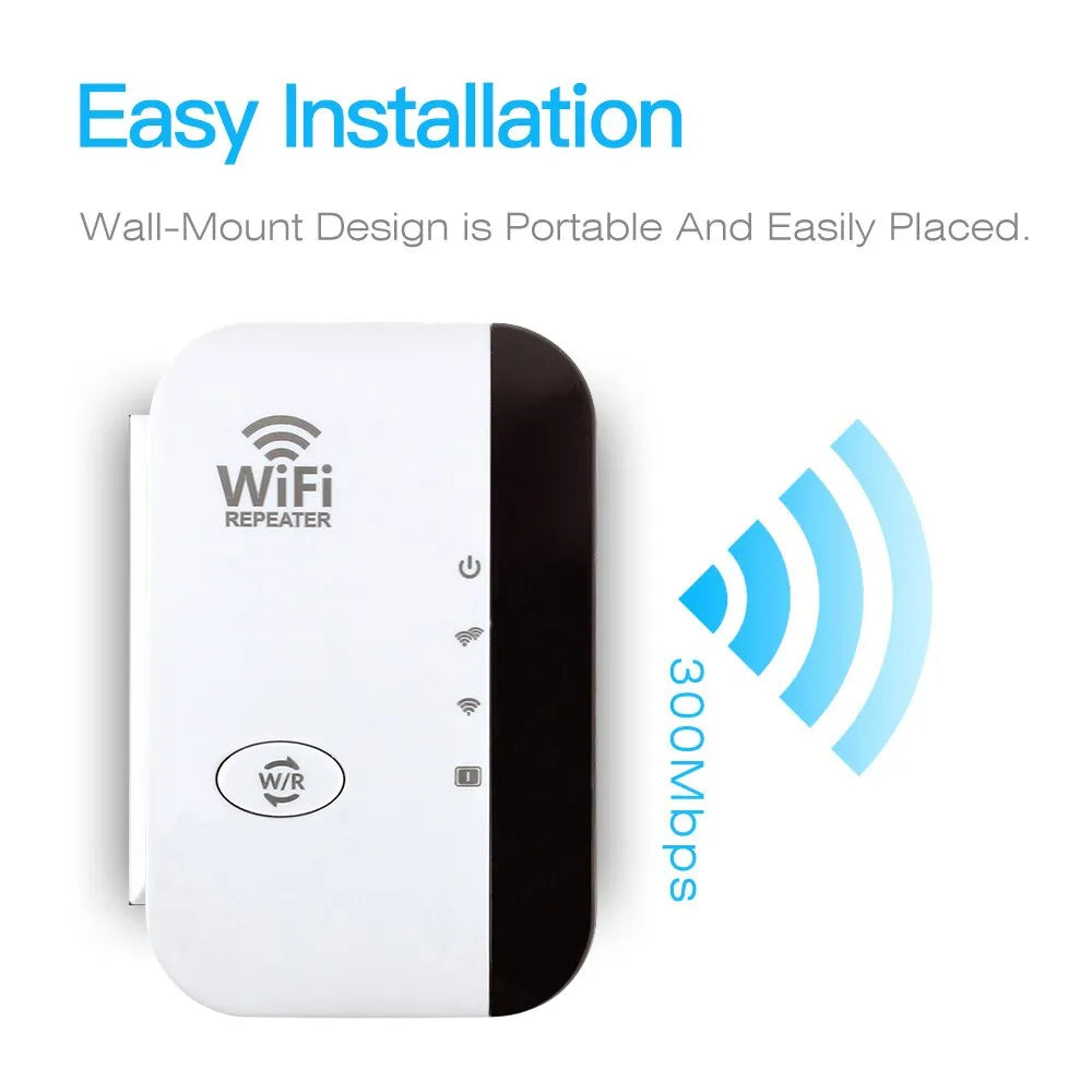 WiFi Range Extender with Fast 300 Mbps Speed