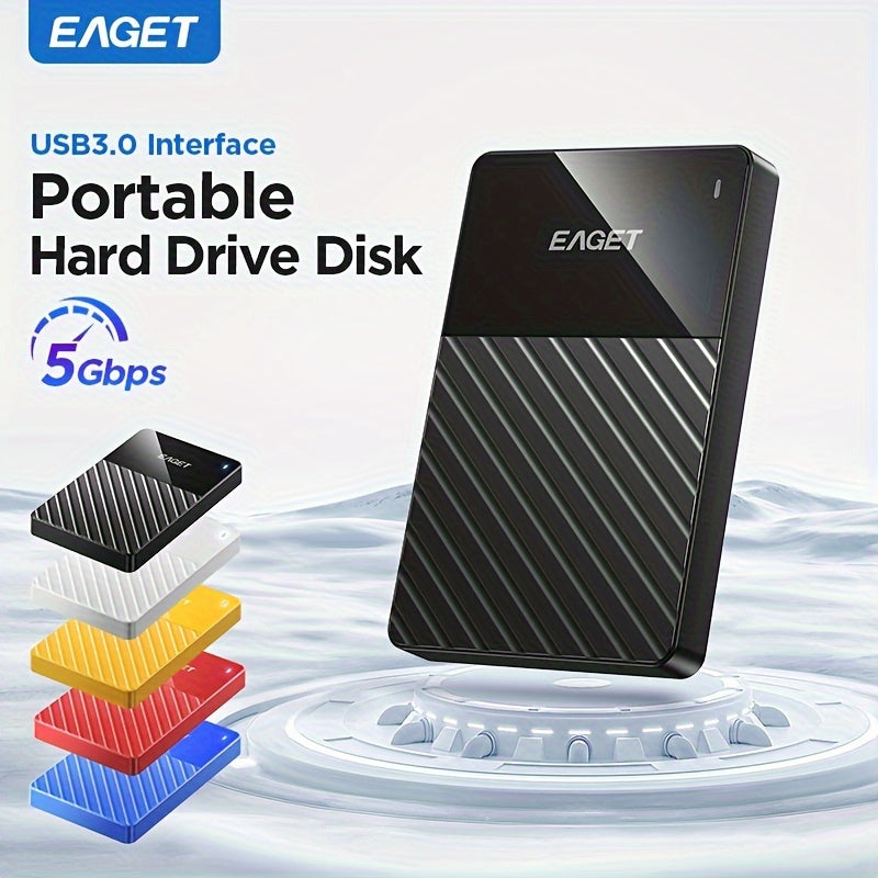 Portable USB 3.0 Hard Drive for Fast File Transfer