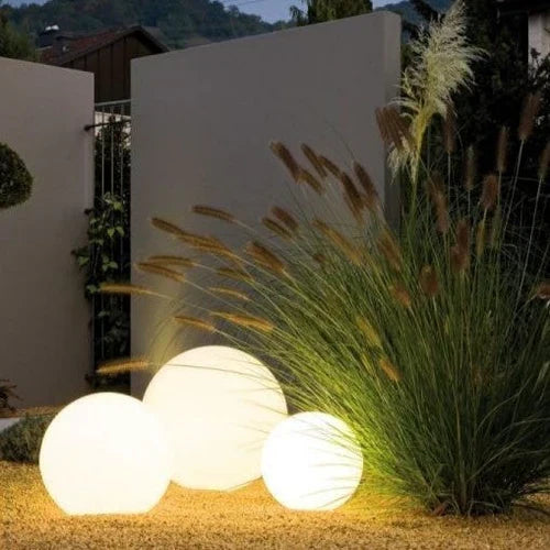 Spherical LED Garden Light with Remote Control - 16 Colors