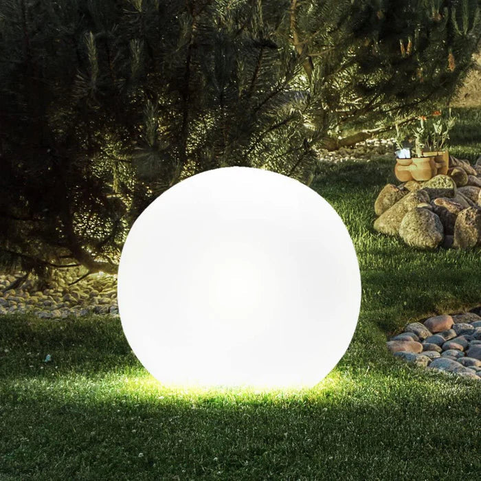 Spherical LED Garden Light with Remote Control - 16 Color Options