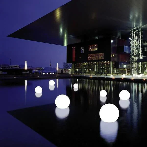 Spherical LED Garden Light with Remote Control - 16 Color Options