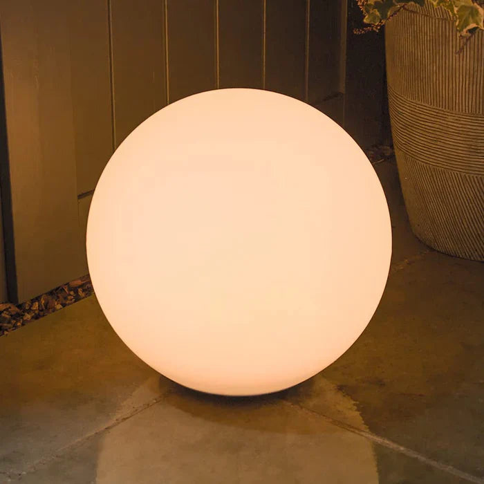 Spherical LED Garden Light with Remote Control - 16 Colors