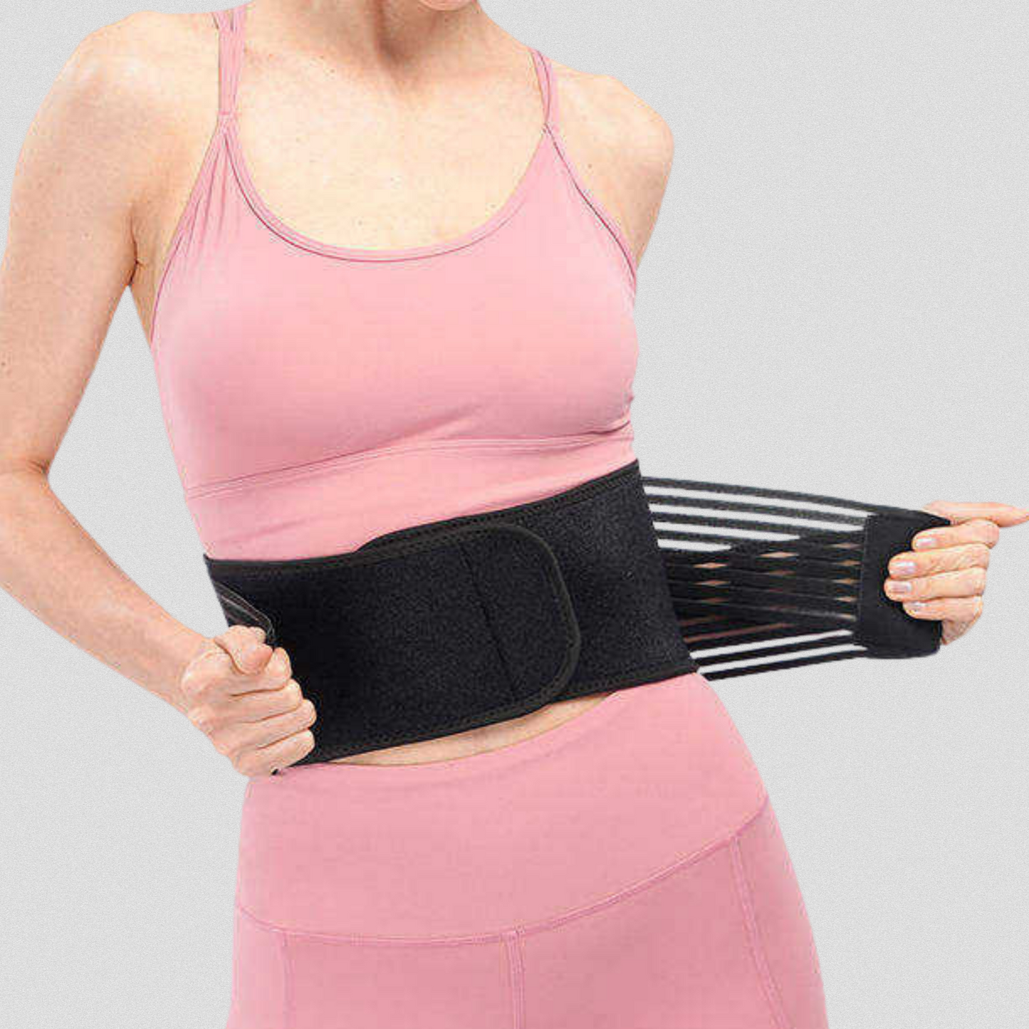 Ergonomic Adjustable Back Support Belt for Pain Relief