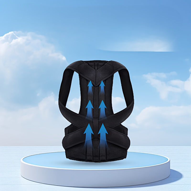 Adjustable Lightweight Back and Shoulder Posture Support Belt
