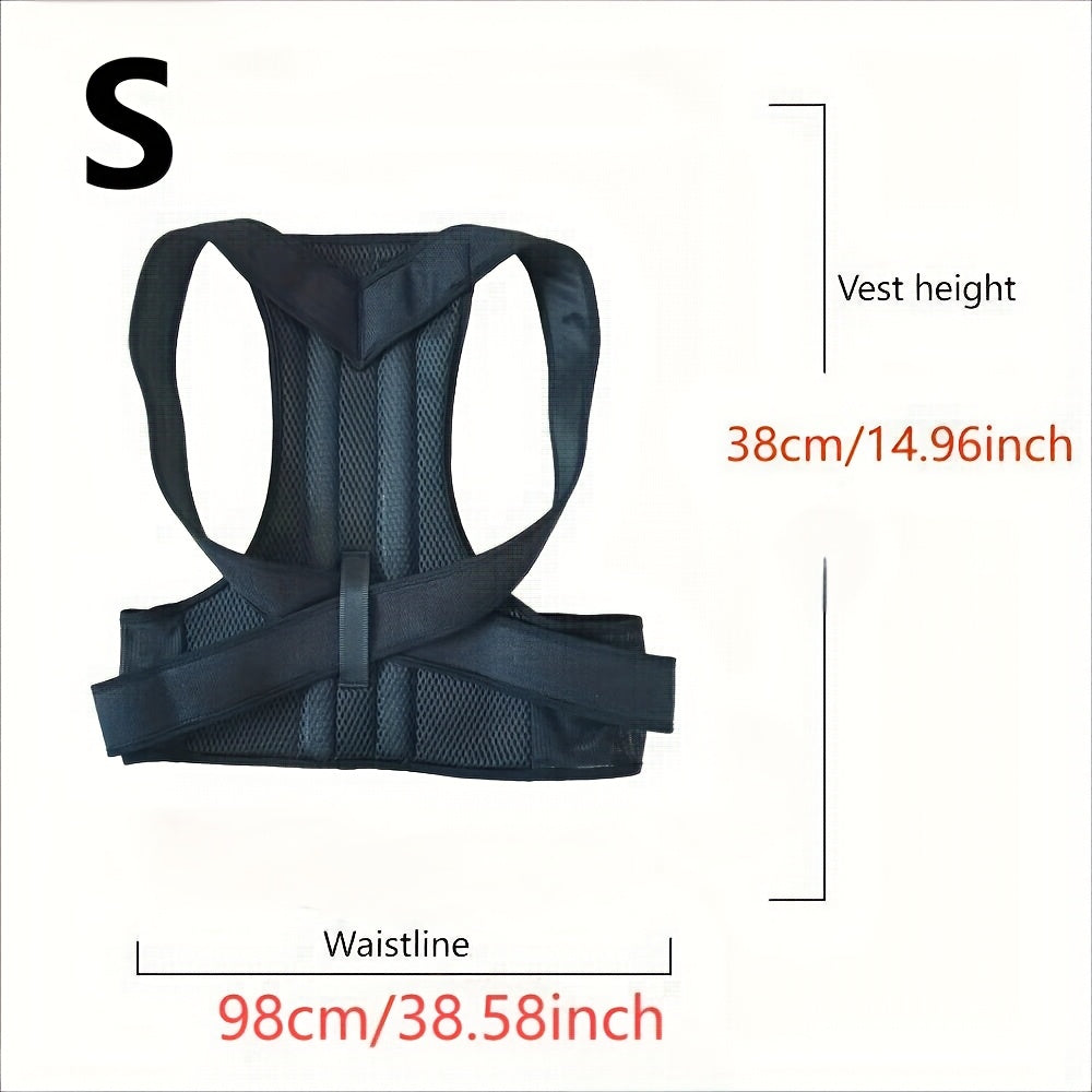 Adjustable Lightweight Back and Shoulder Posture Support Belt