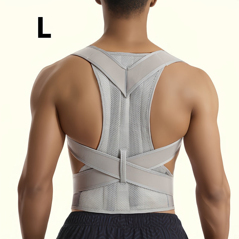 Unisex Back Strap for Posture Correction with Cross Straps