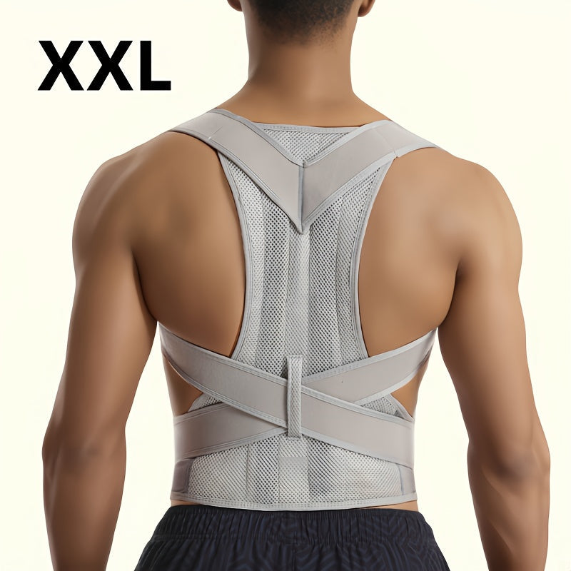 Unisex Back Strap for Posture Correction with Cross Straps