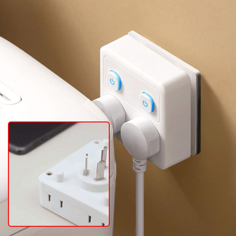 Multifunctional Socket Converter with Night Light and USB Ports