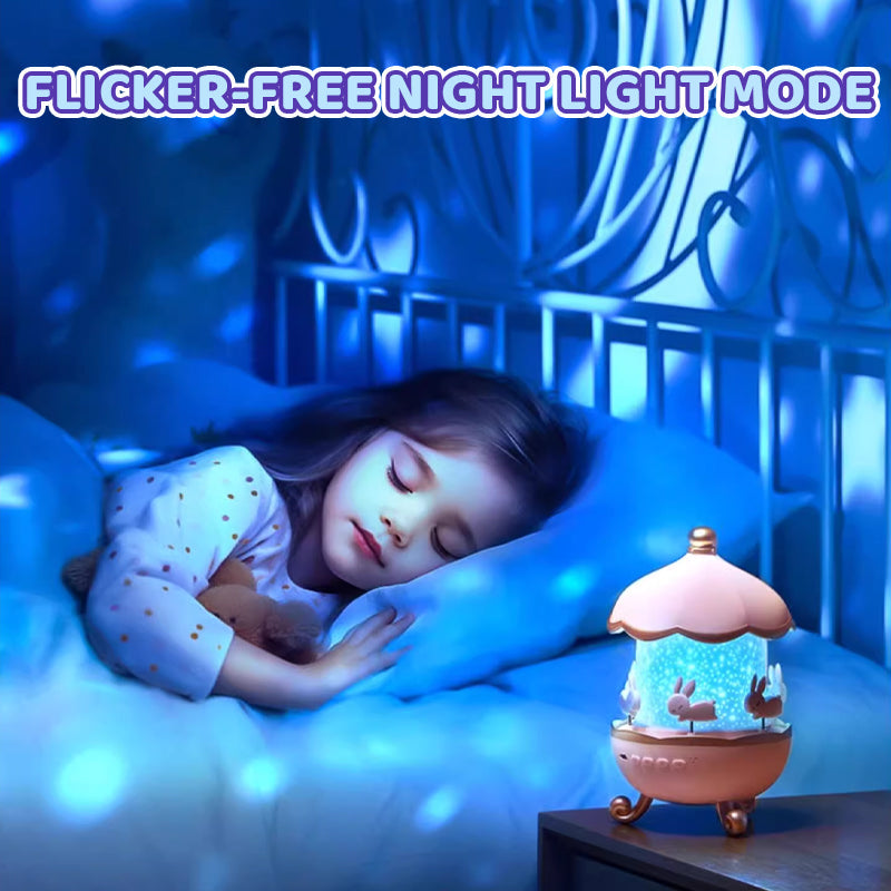 Bluetooth Night Light Projector with Music and Rotating Effects