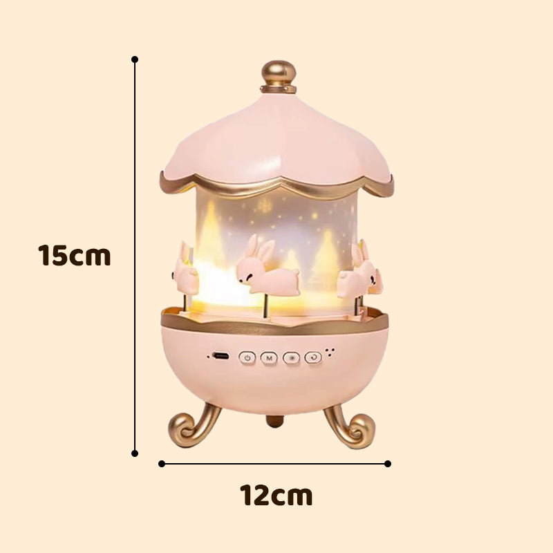 Bluetooth Night Light Projector with Music and Rotating Effects