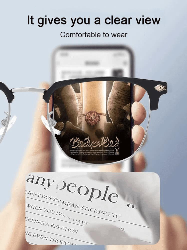 Blue Light Reading Glasses with Lightweight Frame and Magnification