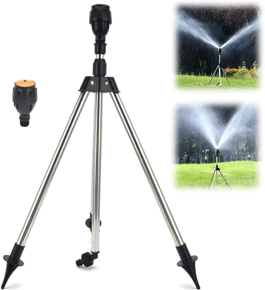 Automatic Rotating Garden Sprinkler with Adjustable Stand