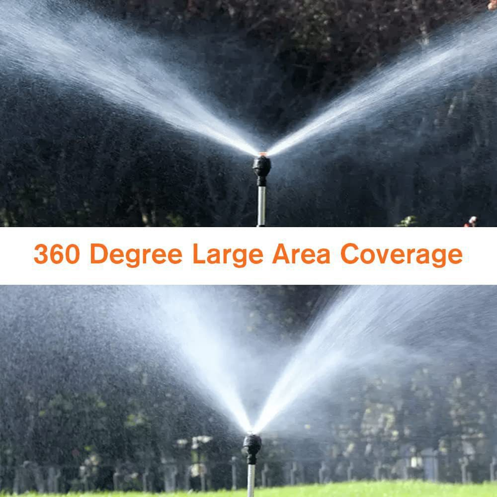 Automatic Rotating Garden Sprinkler with Adjustable Stand