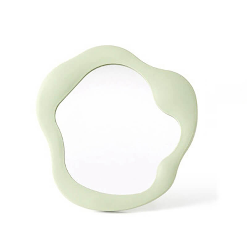 Wave-Form Makeup Mirror with Stand