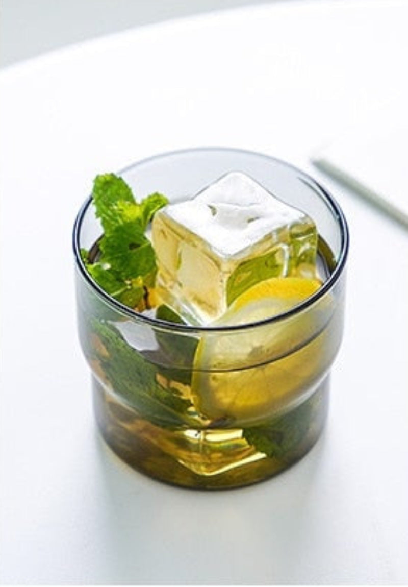 Stackable Borosilicate Drinking Glasses - Eco-Friendly, Dishwasher & Microwave Safe