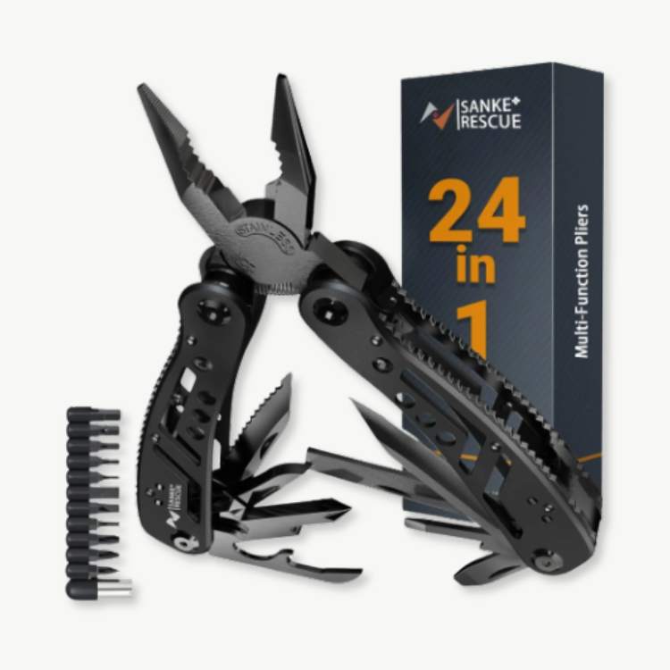 Stainless Steel 24-in-1 Multifunctional Wire Cutter Pliers