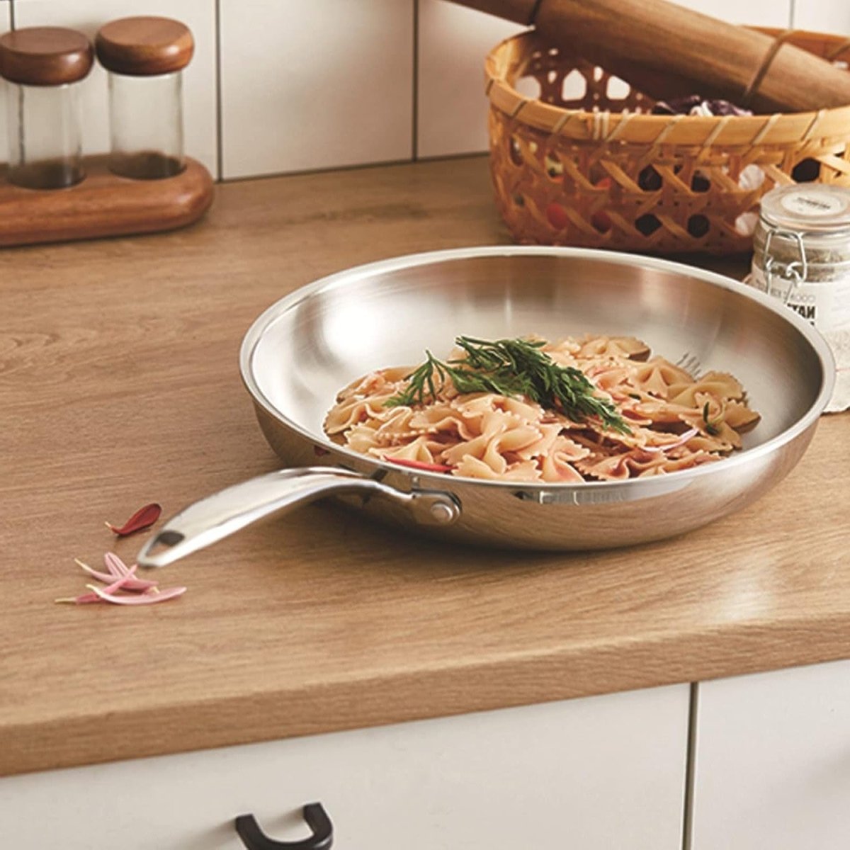 Non-Toxic Stainless Steel Non-Stick Frying Pan