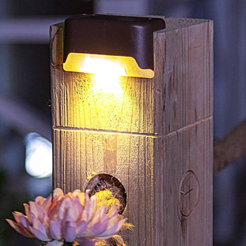 Waterproof Solar LED Stair Lights for Outdoor Safety